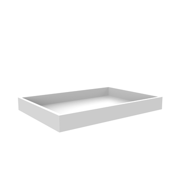 Roll Out Tray for Cabinets - Fits B30 - Aria White Shaker Cabinet - RTA