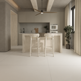 24 X 24 In Prima Warm White Matte Rectified Unglazed Porcelain