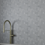 2 x 2 in. Davenport Mica Basketweave Matte Glazed Porcelain Mosaic