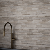 Random Strip Clay Eramosa Matte Glazed Porcelain Mosaic