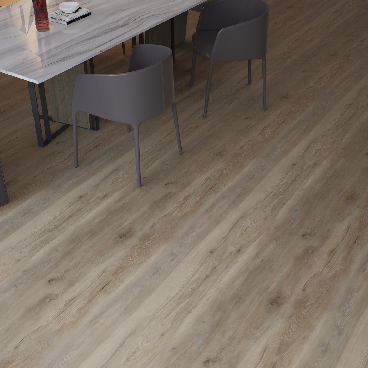 SPC Luxury Vinyl Flooring, Click Lock Floating, Palisade, 9" x 60" x 6.5mm, 20 mil Wear Layer - NATURAL ESSENCE PLUS Collection (22.88SQ FT/ CTN)