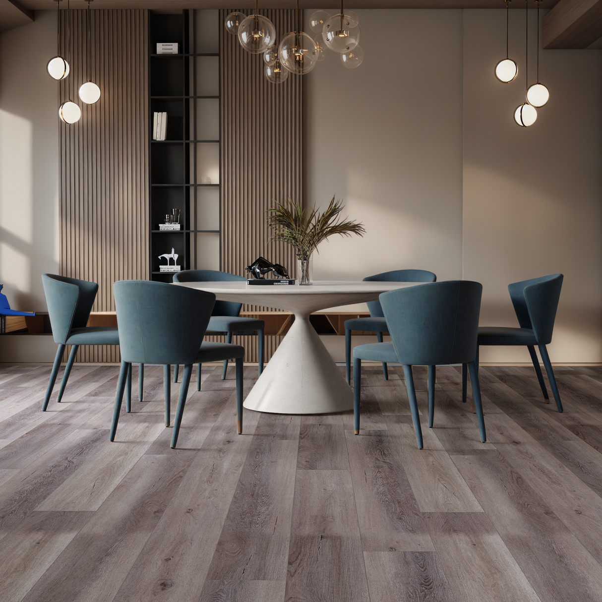 Luxury Vinyl Plank Flooring, Hang Ten, 9" x 72" x 5.5mm, 20 mil Wear Layer- Riptide-II Collection