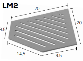 TI-Shelf Line Tsac11 Lm2 Alu Black-Mat