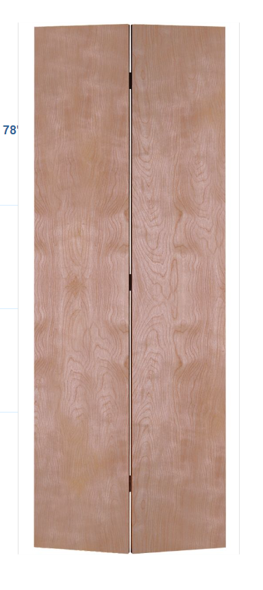 Bifold HC - Hallow Core Birch Wood Door - 2668 - 1-3/8" Thick