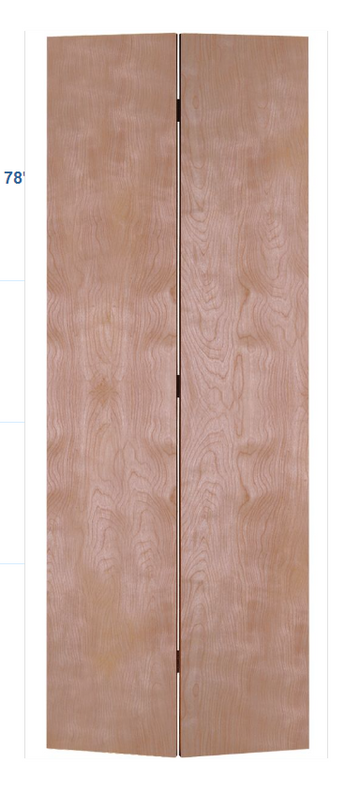 Bifold HC - Hallow Core Birch Wood Door - 2668 - 1-3/8