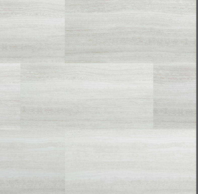 12" X 24" White Ocean Luxury Vinyl Tile (19.37 Sq Ft/Box)