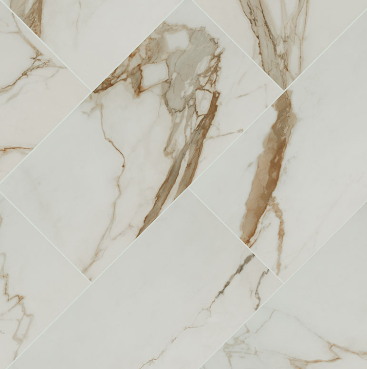 12" X 24" Calacatta Marbella Luxury Vinyl Tile (19.37 Sq Ft/Box)