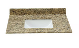 Santa Cecilia Granite Rectangular Bathroom Vanity Sink Top