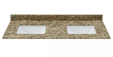 Santa Cecilia Granite Rectangular Bathroom Vanity Sink Top