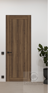 Shaker 1 Panel Pecan Nutwood