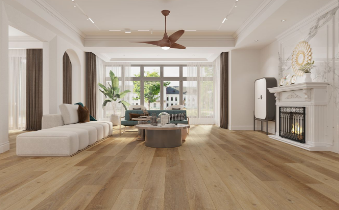 SPC Luxury Vinyl Flooring, Toffeenut Umber, 7" x 72" x 6mm, 20 mil Wear Layer - Lone Star Spirit V2 Collections (21.27SQ FT/ CTN)