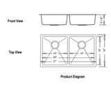 Undermount ADA Sink - ADA-MP5050