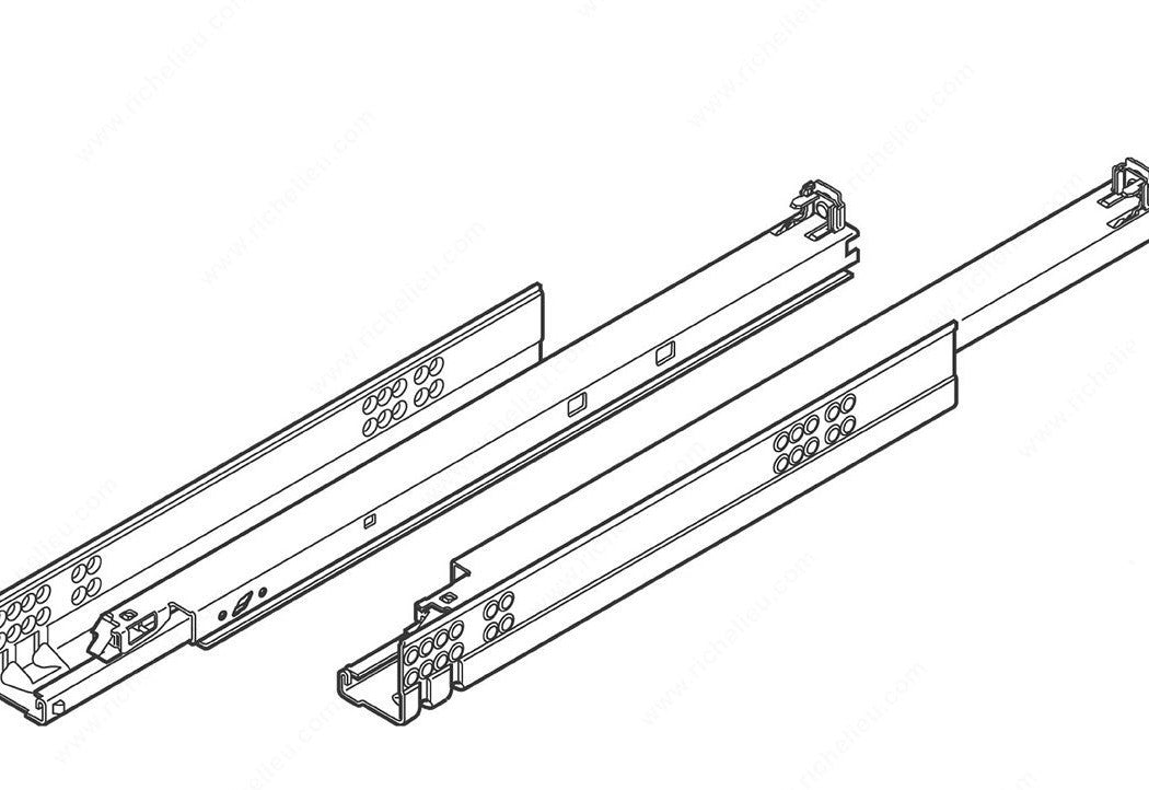 TANDEM plus 563H Full Extension Concealed Undermount Slide for Wood Drawer - WEBKIT1011513