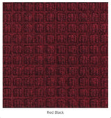 WaterGuard Classic Entrance Mat - 3' x 7' - Black - For Heavy Traffic - Gripper Backing For smooth Tile Surfaces