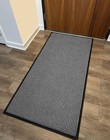 WaterGuard Classic Entrance Mat - 3' x 7' - Black - For Heavy Traffic - Gripper Backing For smooth Tile Surfaces