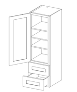 Wall Tower Cabinets - 60"H x 18"W x 12"D