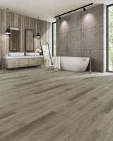 Solid Polymer Core Luxury Vinyl Flooring, Click Lock Floating, Asheville, 7" X 48" X 4.5mm, 12 mil Wear Layer - Simplicity Collection (23.64 SQFT/CTN)
