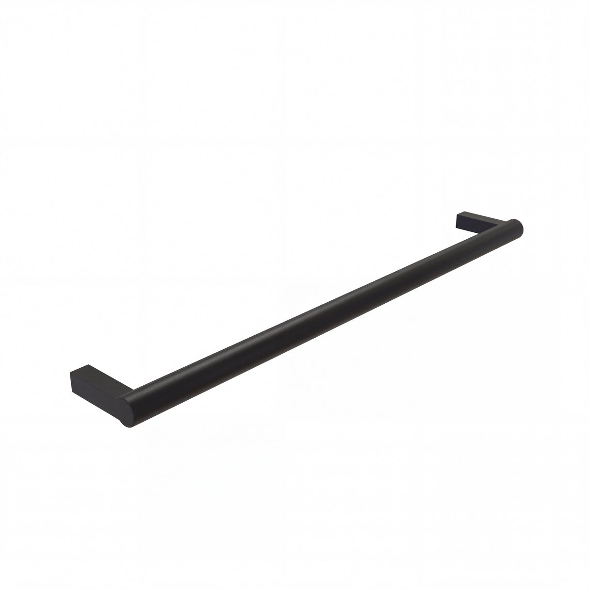 Ivanees 4-Piece Bathroom Accessories Set in Matte Black Finish – Stainless Steel Robe Hook, Towel Ring, Toilet Paper Holder & Towel Bar
