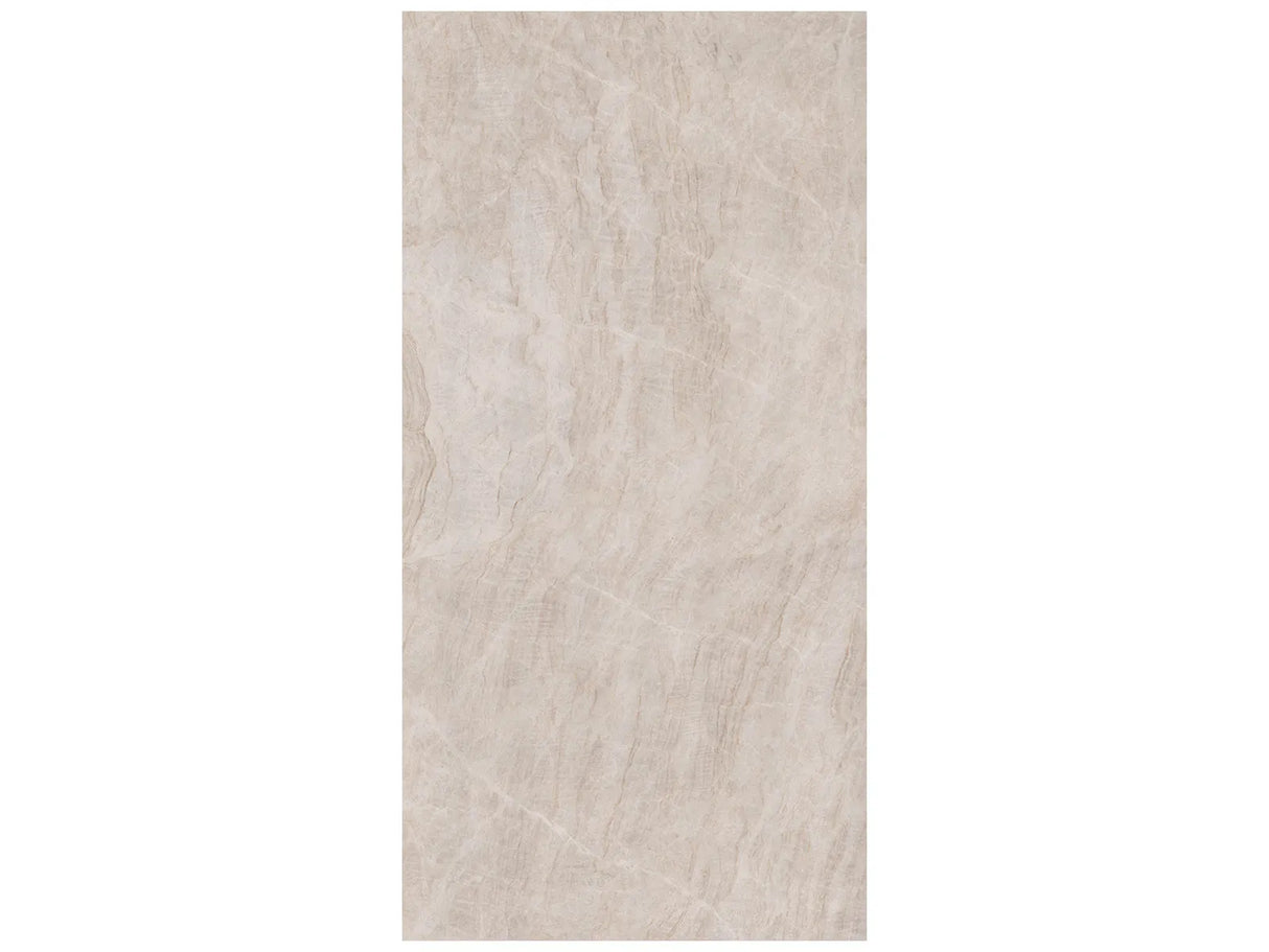 63 x 126 in Taj Mahal Honed Rectified Colorsync Sintered Slab 6 mm