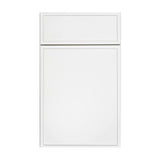 Slim Shaker Oatmeal - 36 Inch Double Glass Door Wall Cabinet - 36" Width x 12" Height x 12" Depth