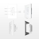 Pilot Smart Wall Switch For Ceiling Fans(1-Gang), Google Assistant, and Siri Shortcuts, Works with Amazon Alexa