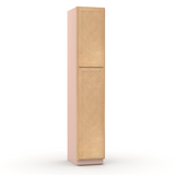 Liberty Shaker Karamel - 18 Inch Single Door Pantry Tall Cabinet - 18" Width x 96" Height x 24" Depth