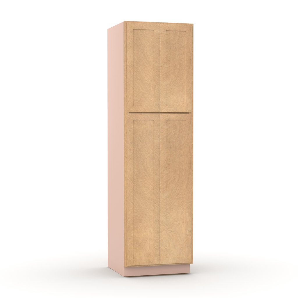 Liberty Shaker Karamel - 30 Inch Double Door Pantry Tall Cabinet - 30