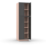 Liberty Shaker Grey - 30 Inch Double Door Pantry Tall Cabinet - 30" Width x 84" Height x 24" Depth
