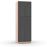 Liberty Shaker Grey - 30 Inch Double Door Pantry Tall Cabinet - 30" Width x 90" Height x 24" Depth