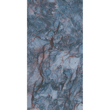 TURQUOISE BLUE 24 in. x 48 in. x 8.5 mm HIGH GLOSSY Marble Look Tile - Porcelain Floor and Wall Tile (15.50 Sqft/Box)