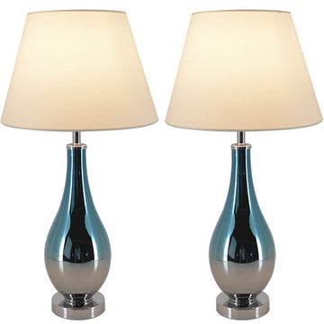 Lola Ombre Droplet Glass Table Lamp 28