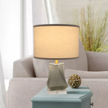 Kala Little Twist Frosted Glass Table Lamp 24