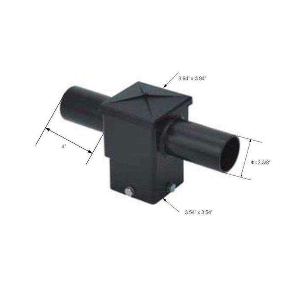 internal-tenon-adaptor-for-4-inch-square-poles-2-arm-at-180-degrees