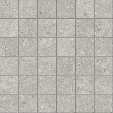 2 x 2 in Coliseo Graphite Matte Glazed Porcelain Mosaic