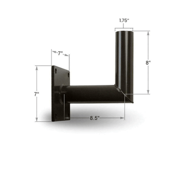 Angled Wall Mount Tenon Bracket