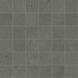 2 x 2 in Locale Carbon Matte Glazed Porcelain Mosaic
