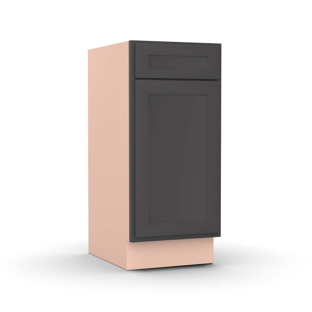 Liberty Shaker Grey - 15 Inch Vanity Base Cabinet - 15