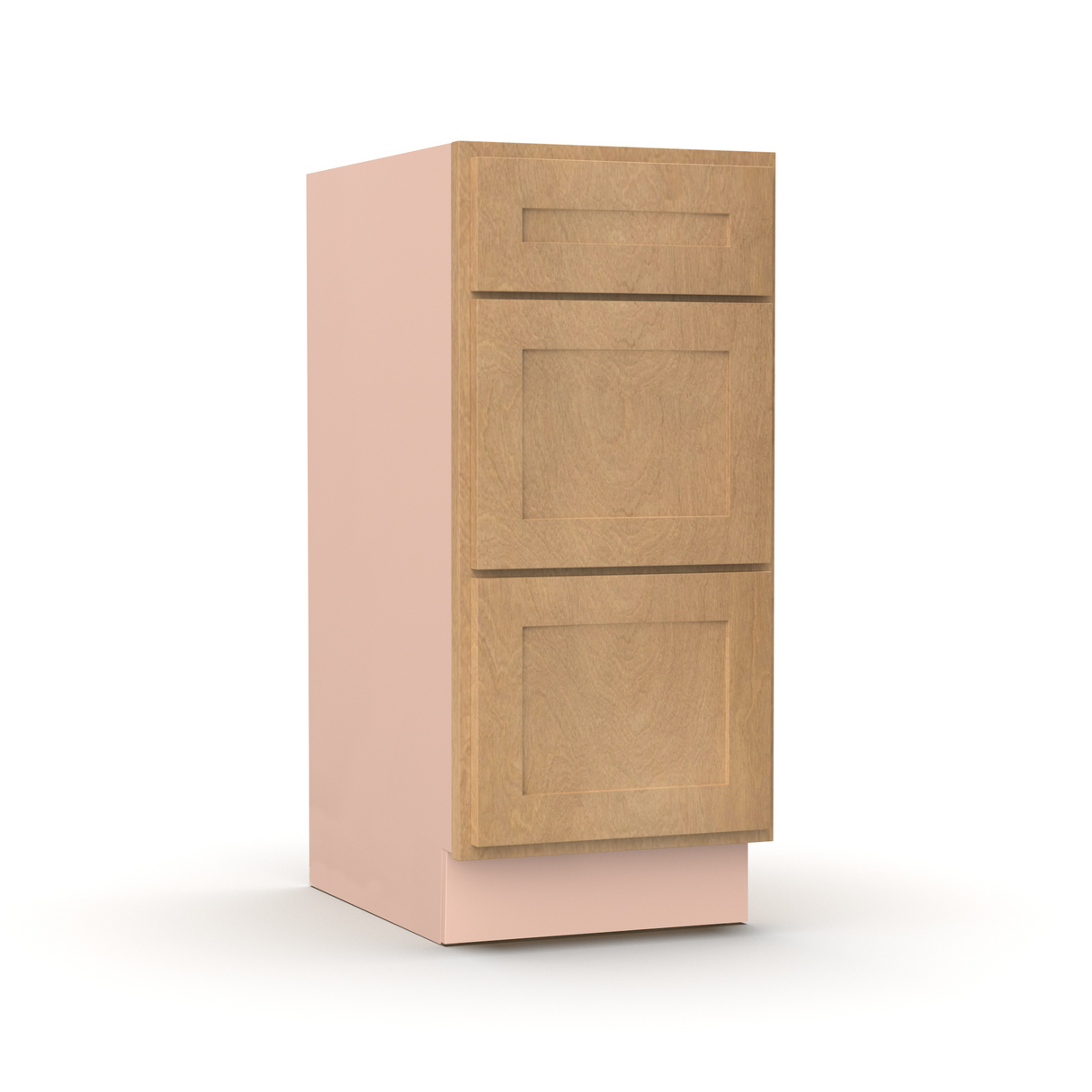 Liberty Shaker Karamel - 15 Inch Vanity Drawer Base Cabinet - 15" Width x 34.5" Height x 21" Depth