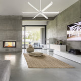 VINKA 60 In 6 Blade Smart Ceiling Fan With Integrated LED Lights With Remote Control