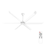 VINKA 60 In 6 Blade Smart Ceiling Fan Without  LED  Lights With Remote Control