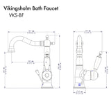 ZLINE Vikingsholm Bath Faucet in Chrome (VKS-BF-CH)