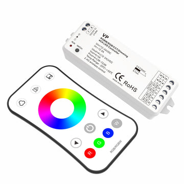 RGBW LED Controller - Wireless Remote w/ Dynamic Color-Changing Modes