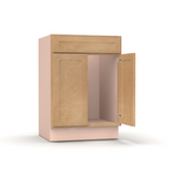 Liberty Shaker Karamel - 24 Inch Vanity Sink Base Cabinet - 24" Width x 34.5" Height x 21" Depth