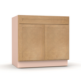 Liberty Shaker Karamel - 36 Inch Vanity Sink Base Cabinet - 36" Width x 34.5" Height x 21" Depth