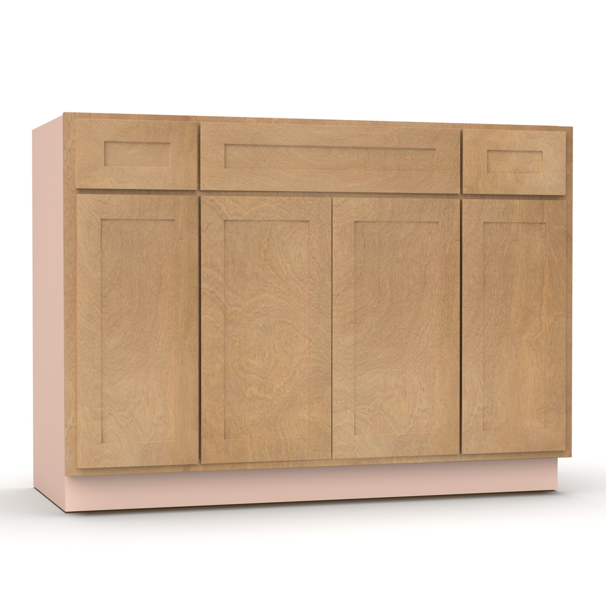 Liberty Shaker Karamel - 48 Inch Vanity Consoles Cabinet - 48" Width x 34.5" Height x 21" Depth