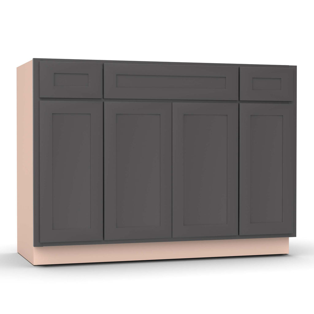 Liberty Shaker Grey - 48 Inch Vanity Consoles Cabinet - 48
