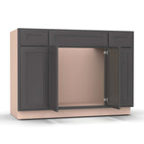 Liberty Shaker Grey - 48 Inch Vanity Consoles Cabinet - 48" Width x 34.5" Height x 21" Depth