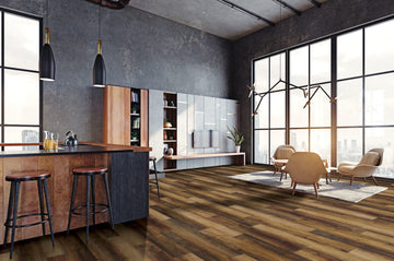 Luxury Vinyl Plank - Copper Oak With Square Edge - 5.5mm, 20 Mil Wear Layer - Versailles Collection (28.84 Sq. Ft./Box)