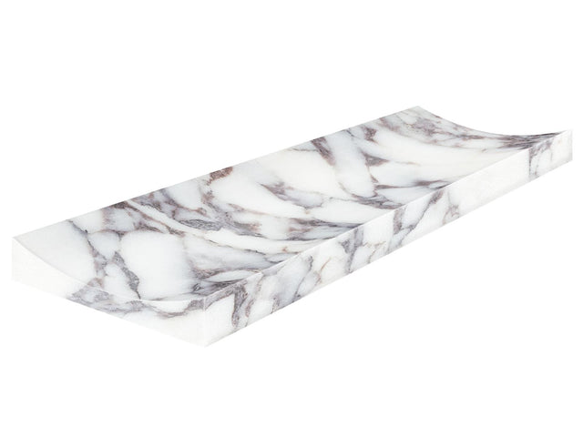 4 x 12 in Viola Roccia Fluto Honed Marble Tile, fluted face