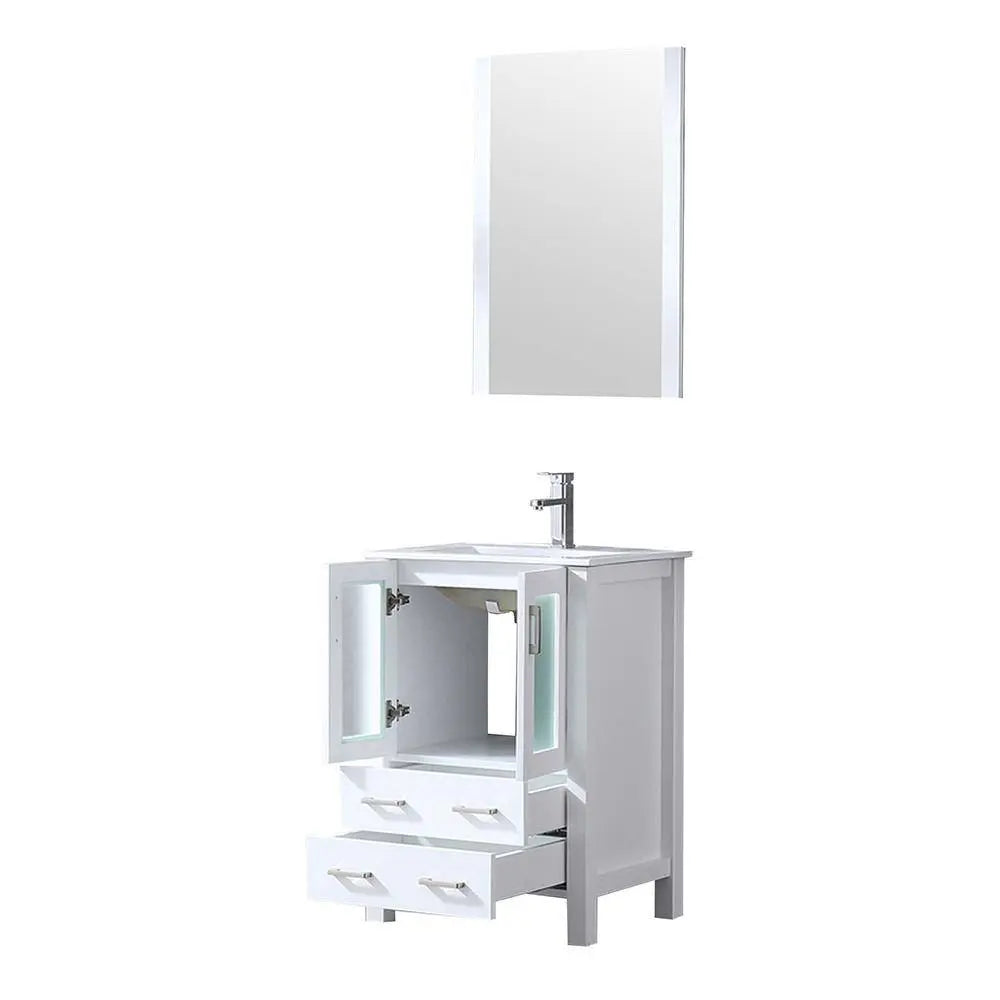 Volez 24In. Bathroom Vanity with Integrated Sink